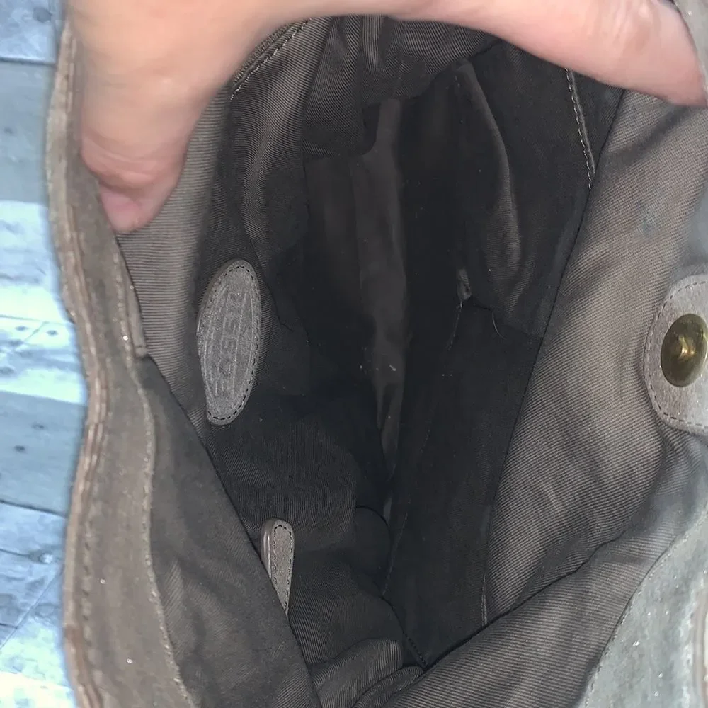 Fossil Metallic Fold Over Purse - Picture 4 of 8